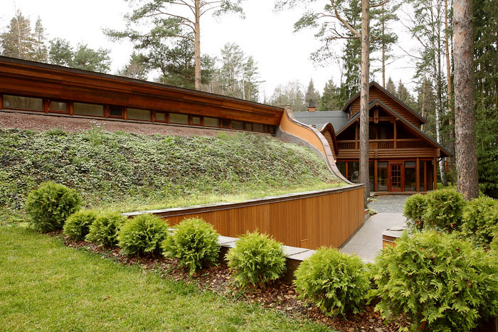 Green Roof House. Private House. Saint-Petersburg. 2007